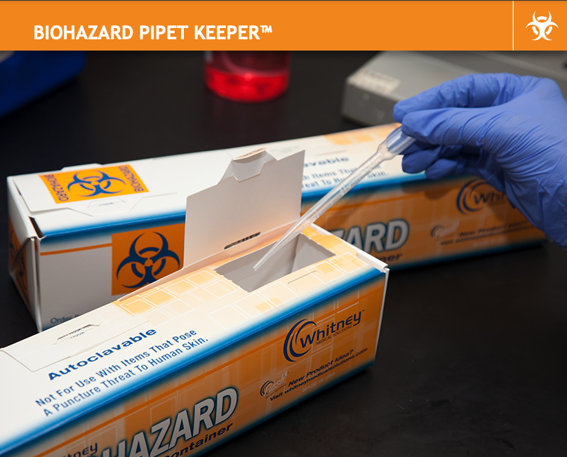 Pipet Keeper™ Disposable Lab Pipette & Tips Collection Containers